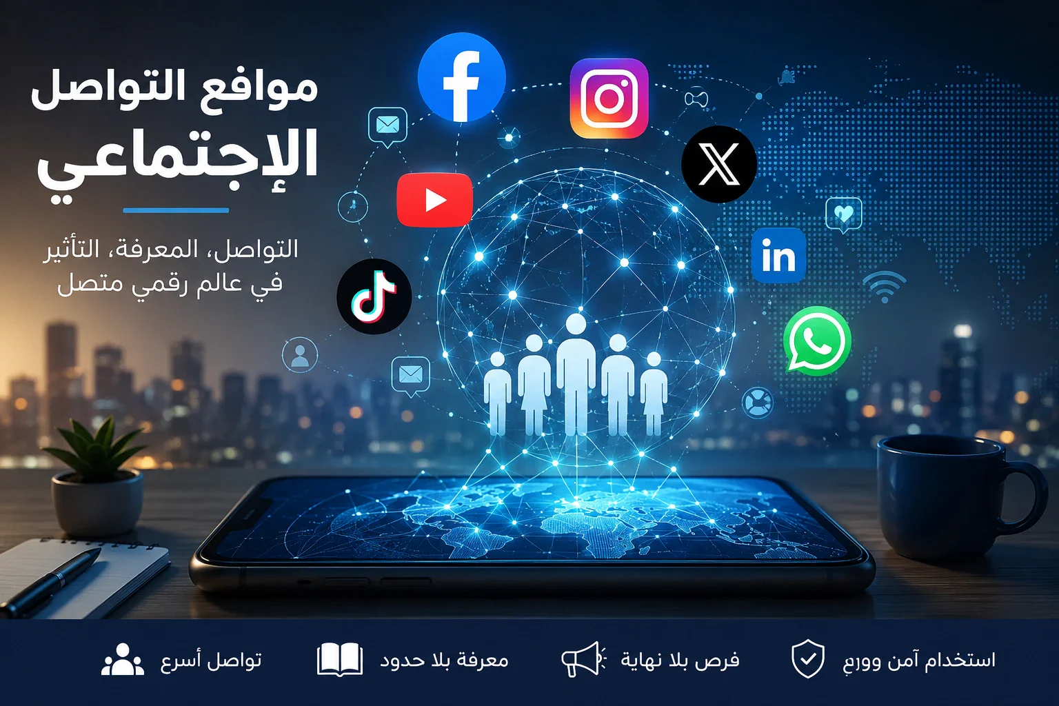 image about مواقع التواصل الاجتماعي ودورها في حياتنا اليومية