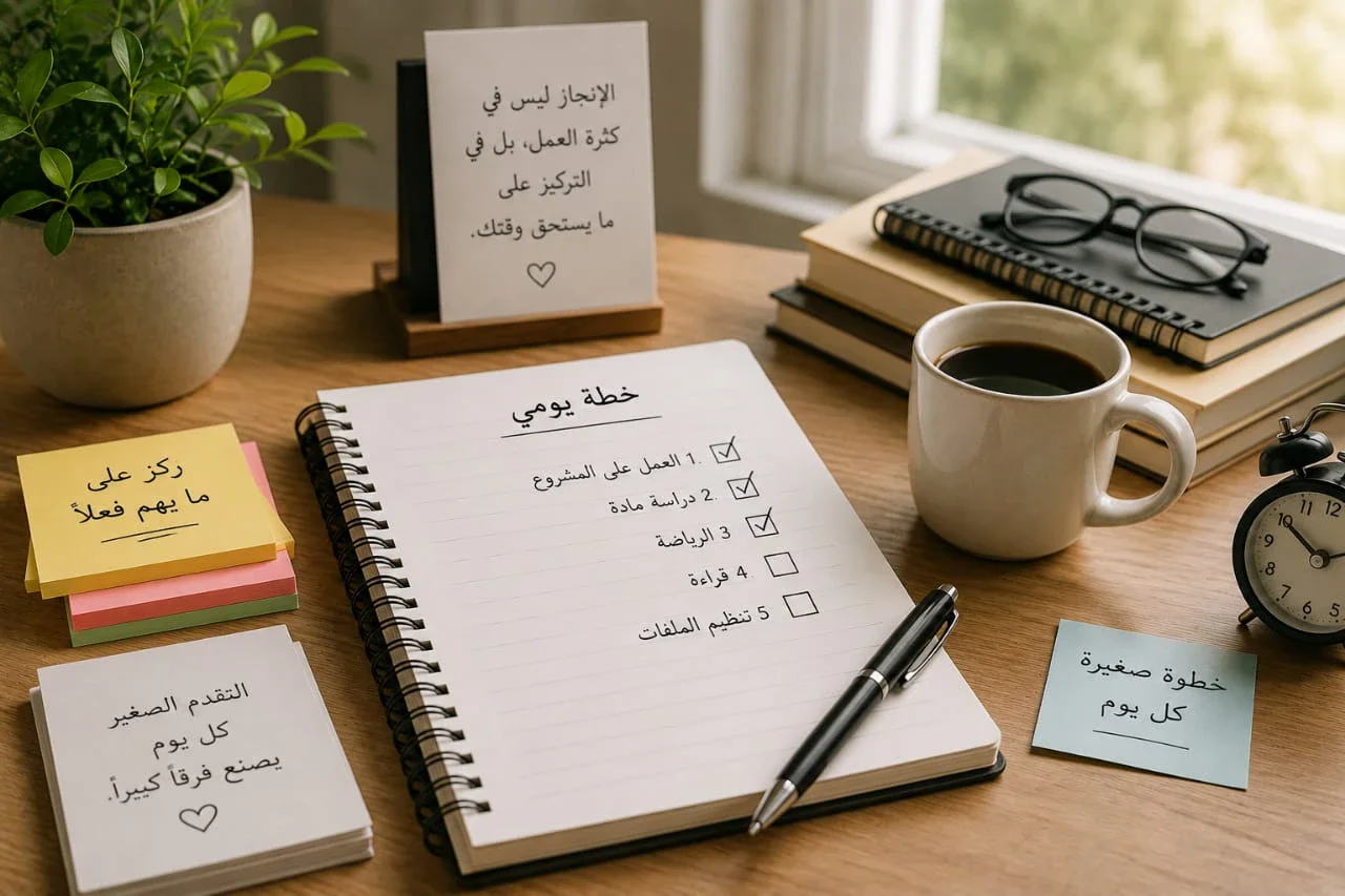 image about لماذا نشعر أننا لم ننجز شيئًا رغم أننا كنا مشغولين طوال اليوم؟