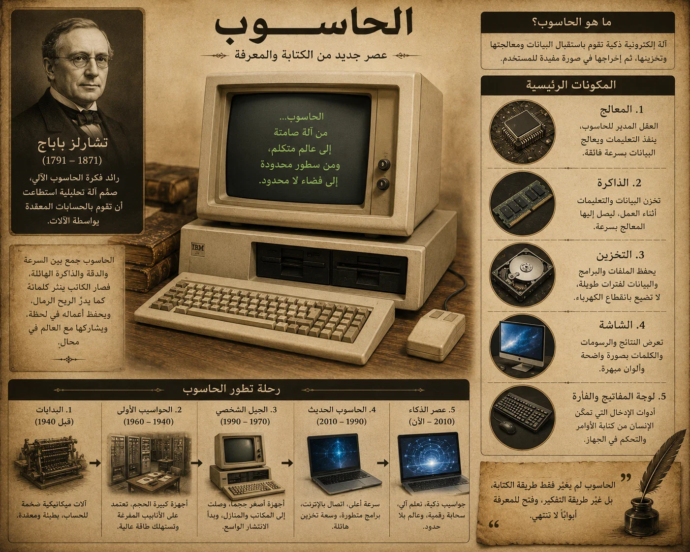 image about مداد العصور.. من عتمة السطور إلى فيض النور