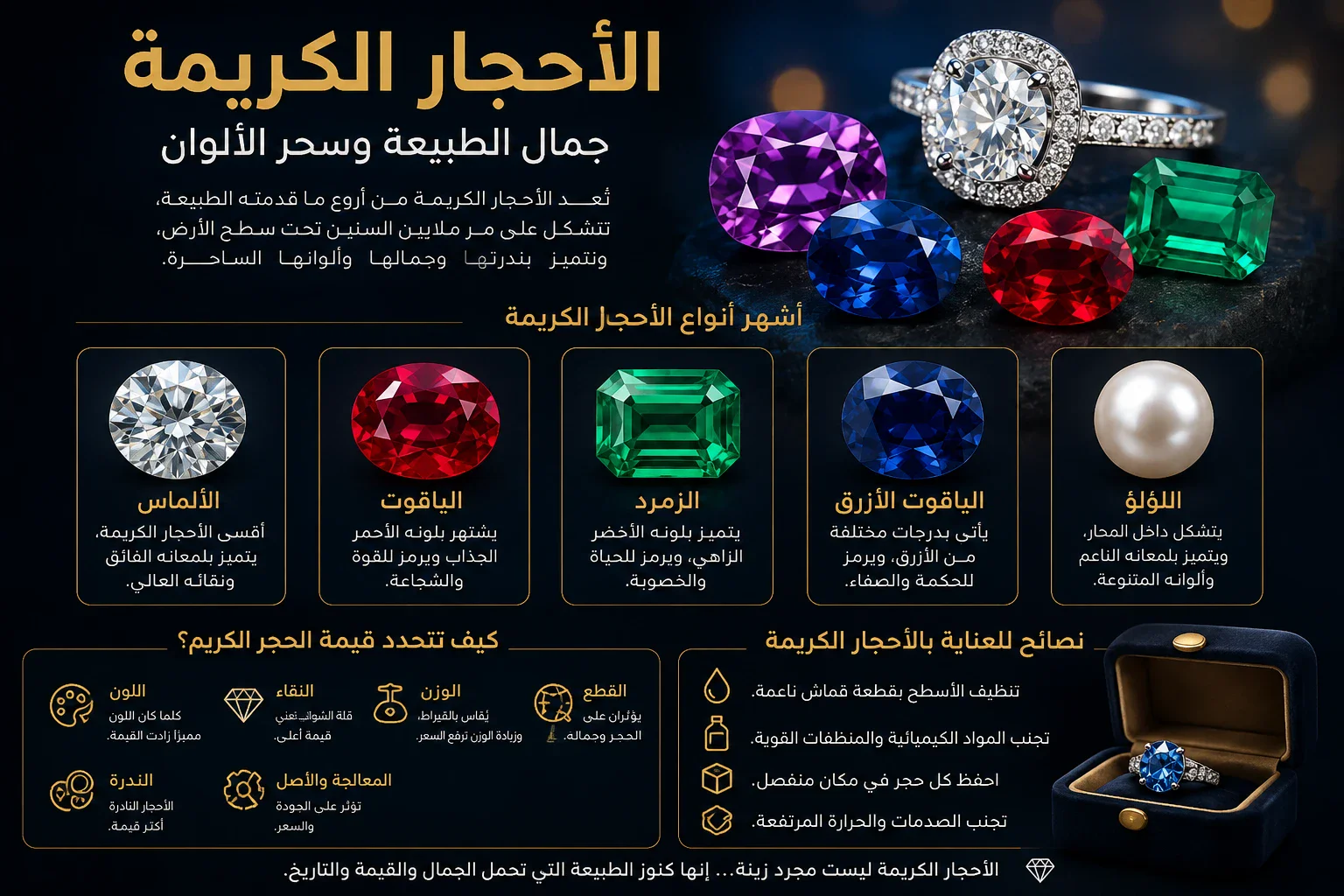 image about الأحجار الكريمة عالم من السحر والجمال
