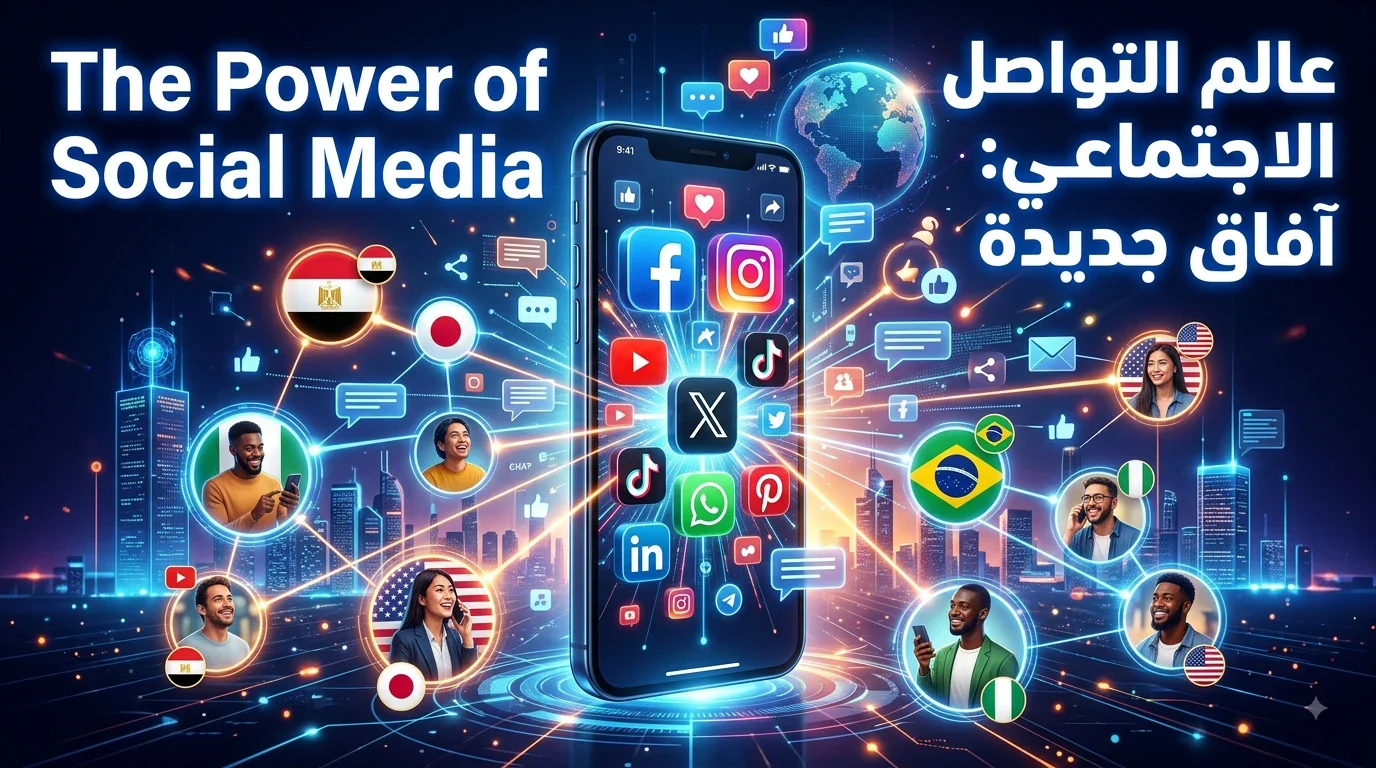 image about مواقع التواصل الاجتماعي: قوة العصر بين التواصل والتأثير وصناعة المستقبل
