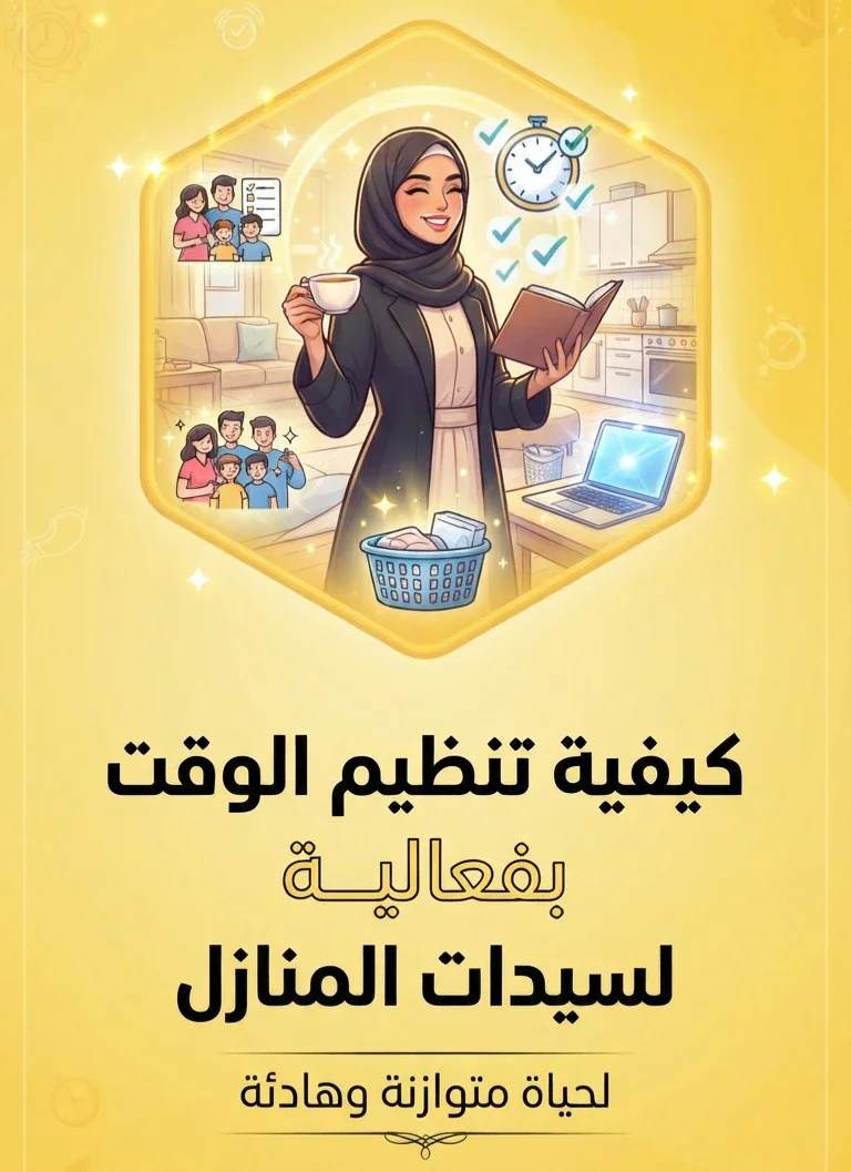 image about كيف تنظمين وقتك بفعالية؟ دليل سيدات المنازل لحياة متوازنة وهادئة