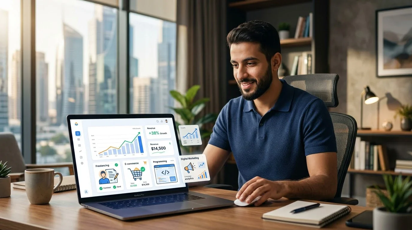 image about الربح من الإنترنت: كيف تبدأ بناء دخل حقيقي من العالم الرقمي؟