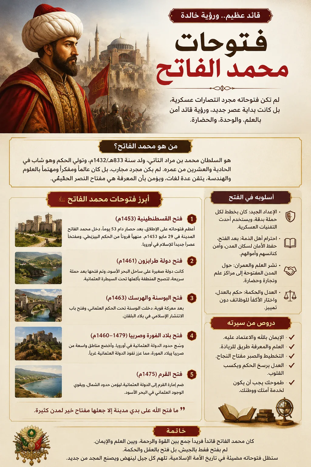 image about محمد الفاتح.. ذلك الفتى الذي هزَّ عرش القياصرة وفتح القسطنطينية