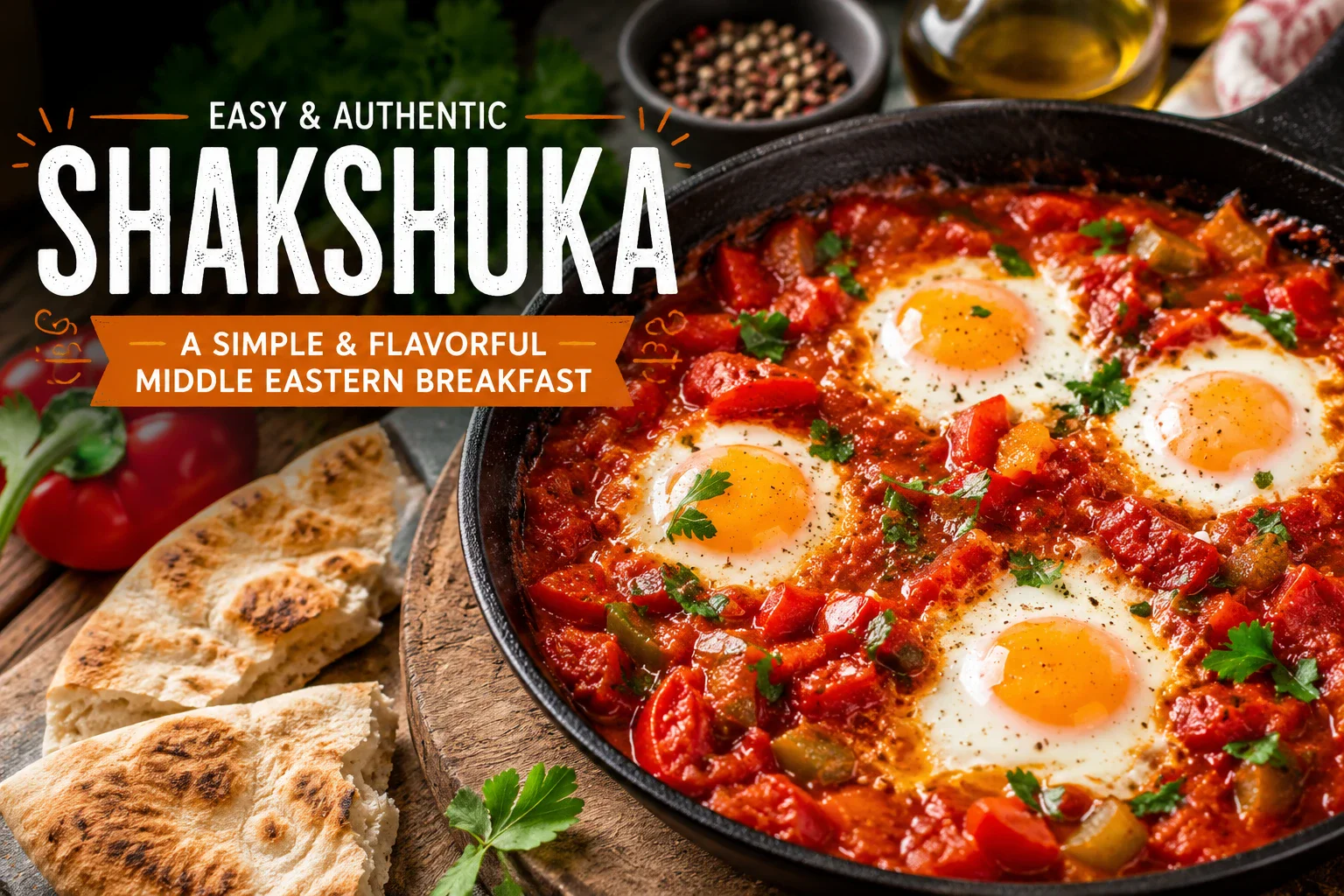 image about Easy Shakshuka Recipe: A Simple and Flavorful Middle Eastern Breakfast