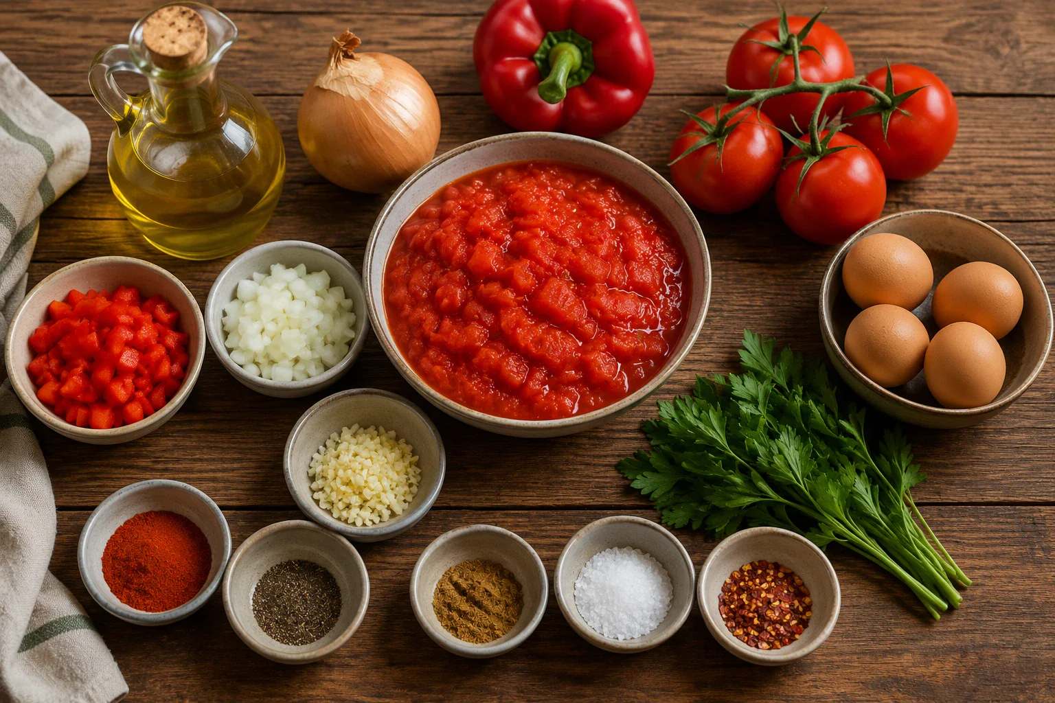 image about Easy Shakshuka Recipe: A Simple and Flavorful Middle Eastern Breakfast