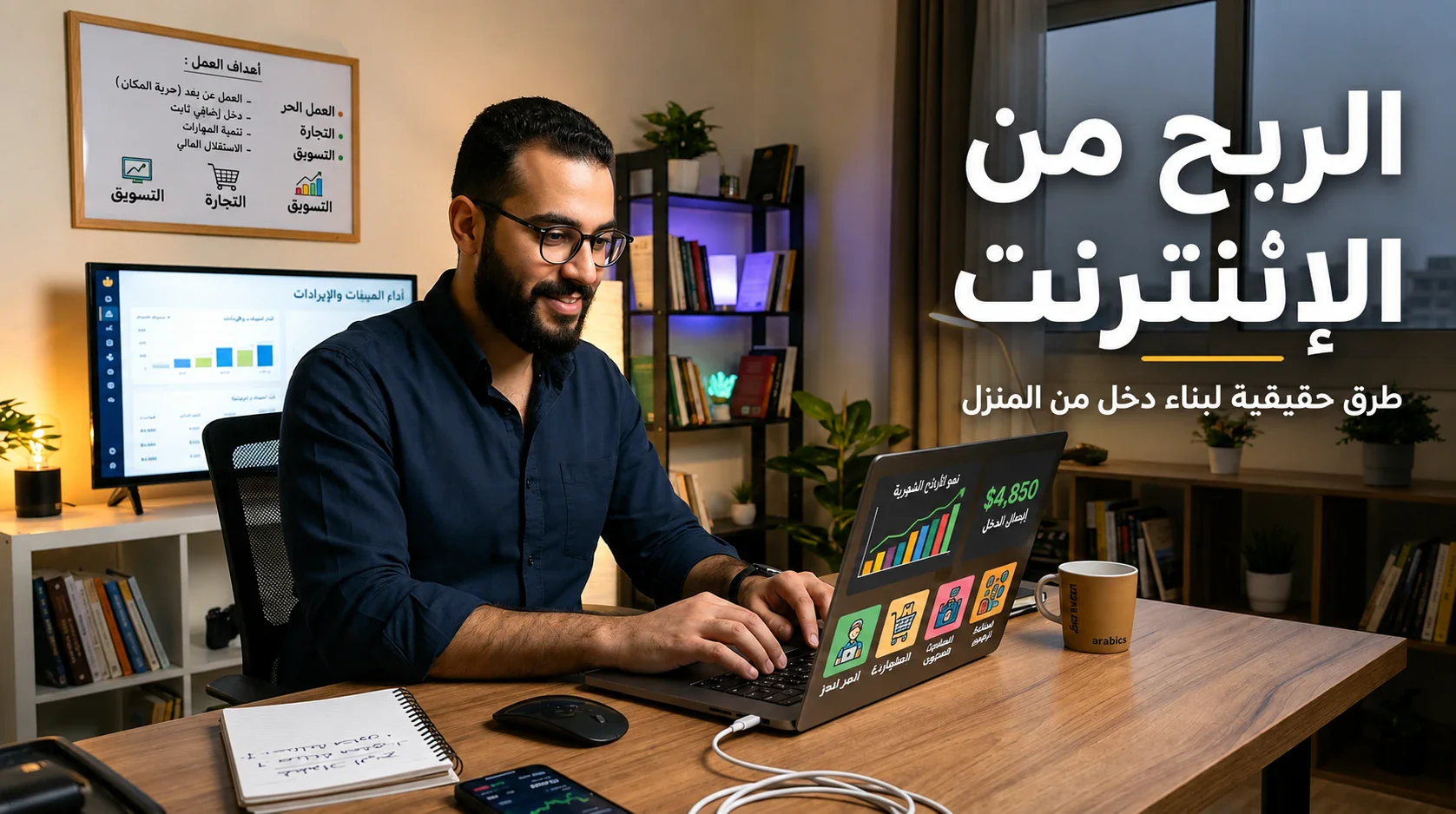 image about الربح من الإنترنت: أفضل الطرق لبناء دخل حقيقي من المنزل في 2026