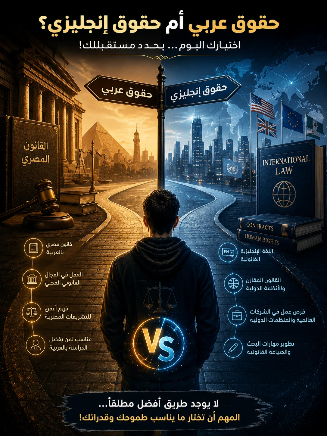 image about الفرق بين حقوق عربي وحقوق إنجليزي