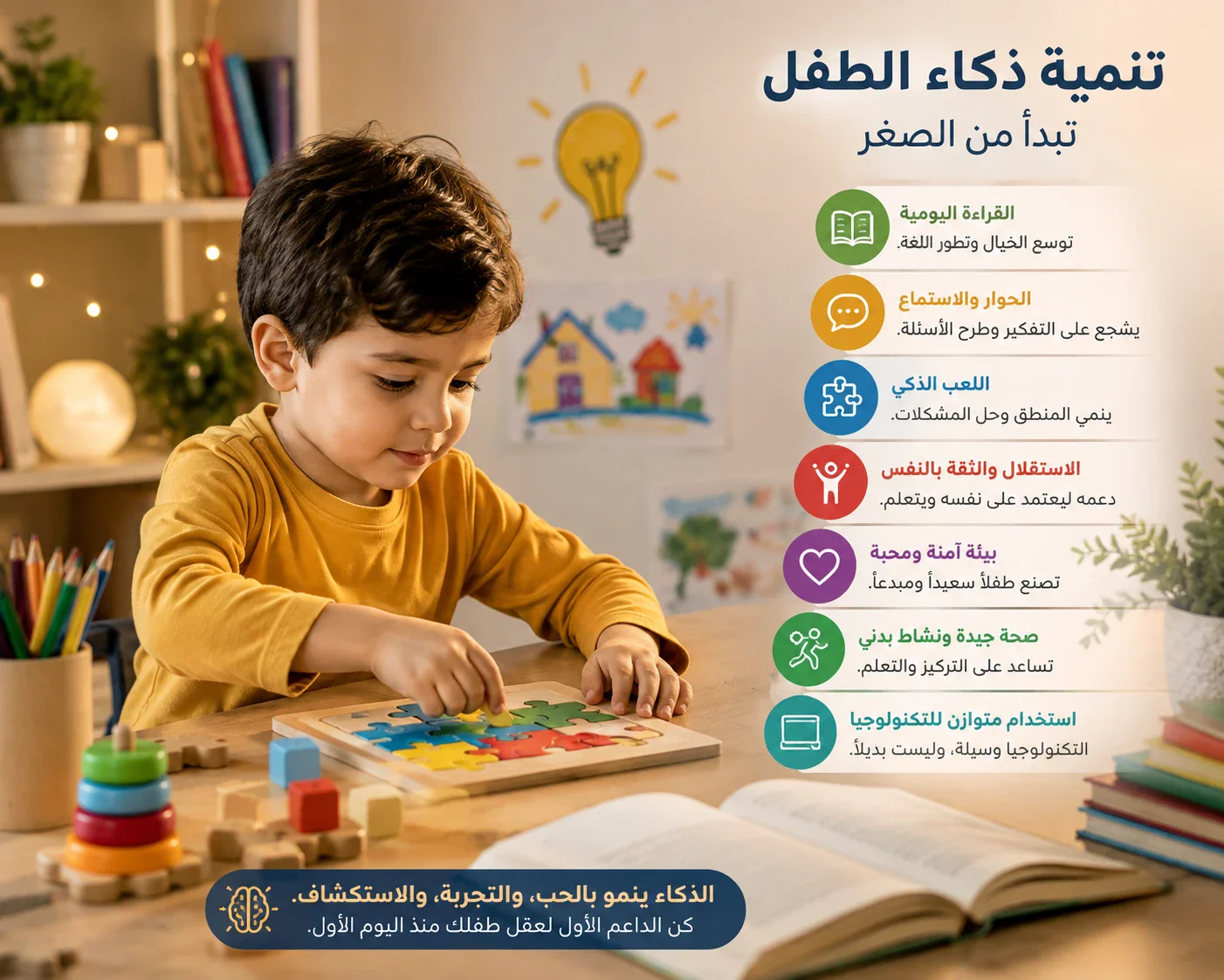 image about تنمية ذكاء الطفل منذ الصغر