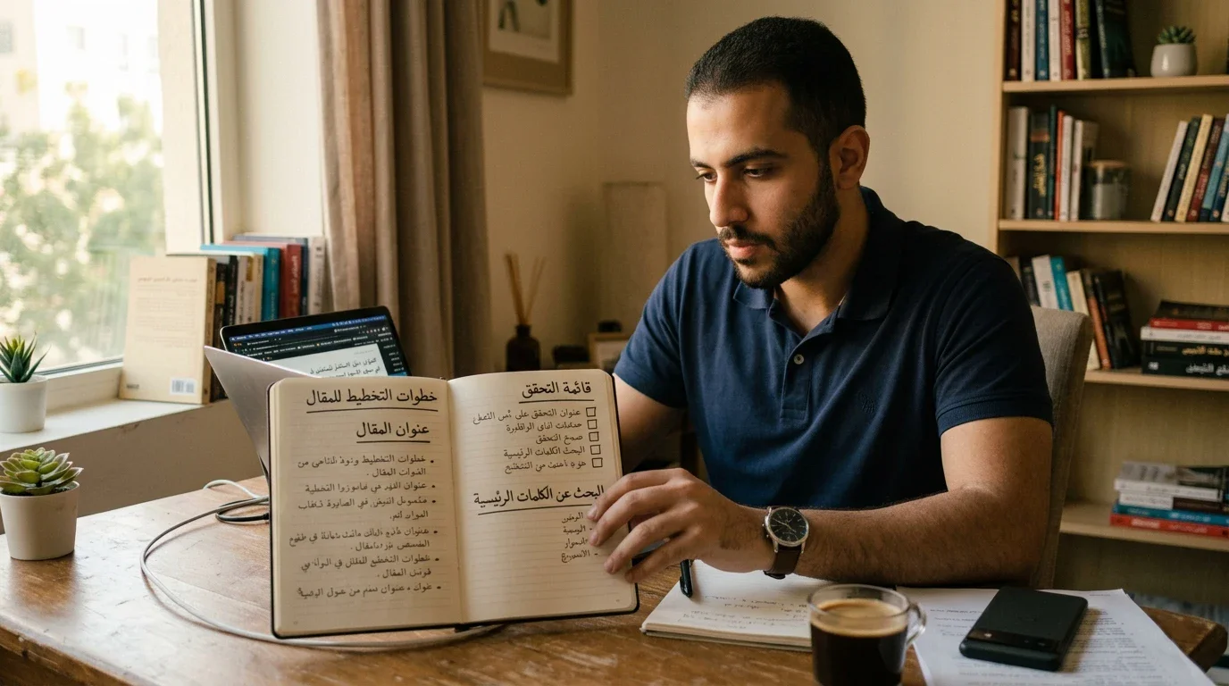 image about يومياتي مع كتابة المحتوى: كيف بدأت تعلم كتابة المقالات وحصلت على أول فرصة عمل؟