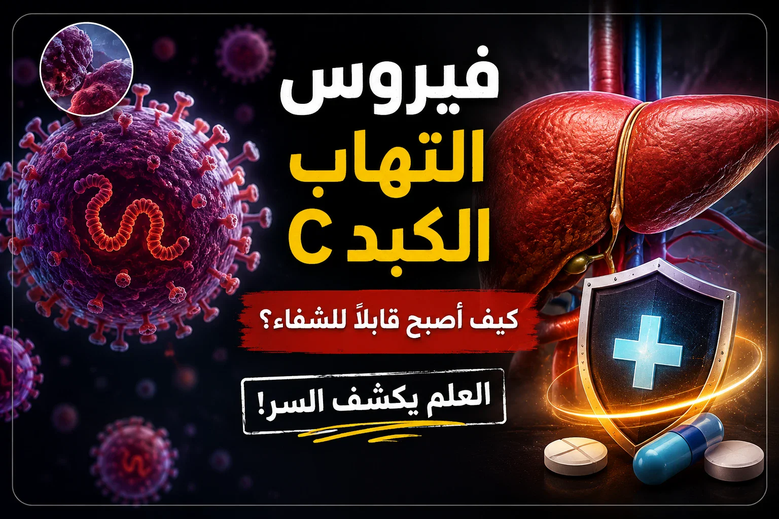 image about فيروس التهاب الكبد C: لماذا أصبح القضاء عليه ممكنًا رغم عدم وجود لقاح؟