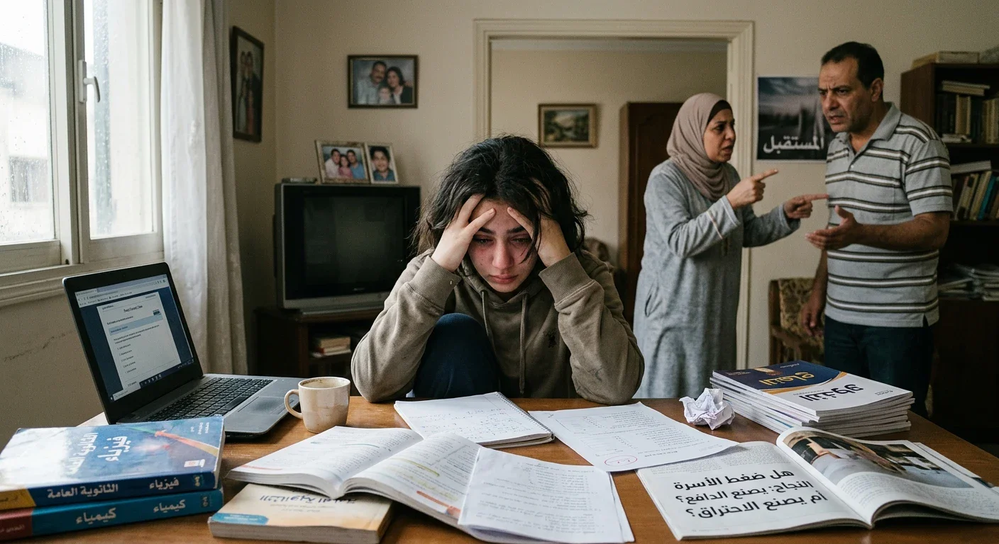 image about ضغط الأسرة على النجاح: يصنع الدافع أم يصنع الاحتراق؟