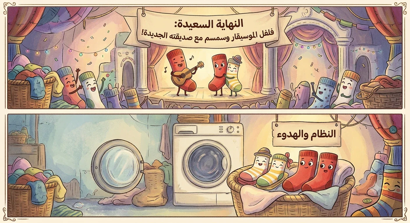 image about لغز الجورب المفقود: رحلة سمسم إلى العالم الخفي