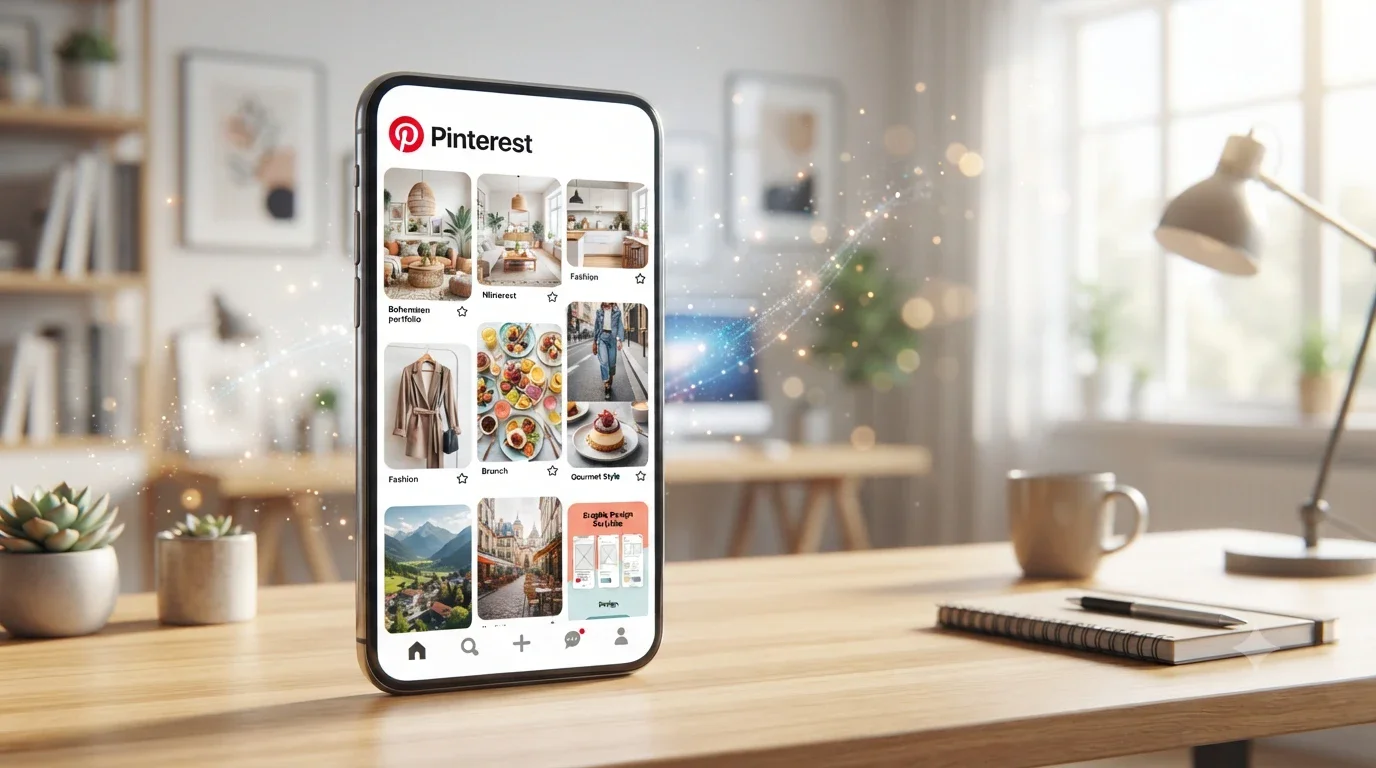 image about Pinterest: منصة الإلهام والأفكار التي تجمع الإبداع في مكان واحد