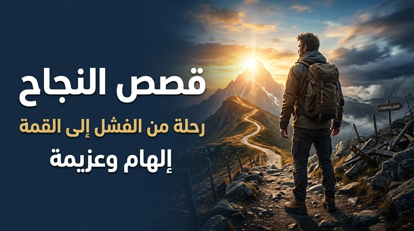 image about قصص النجاح: كيف يصنع الإنسان طريقه رغم الصعوبات؟