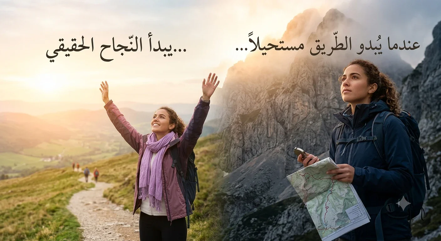 image about لا تستسلم: عندما يبدو الطريق مستحيلًا يبدأ النجاح الحقيقي