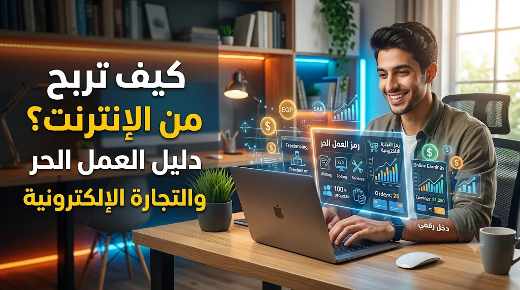image about الربح من الإنترنت: طرق حقيقية لزيادة الدخل من المنزل