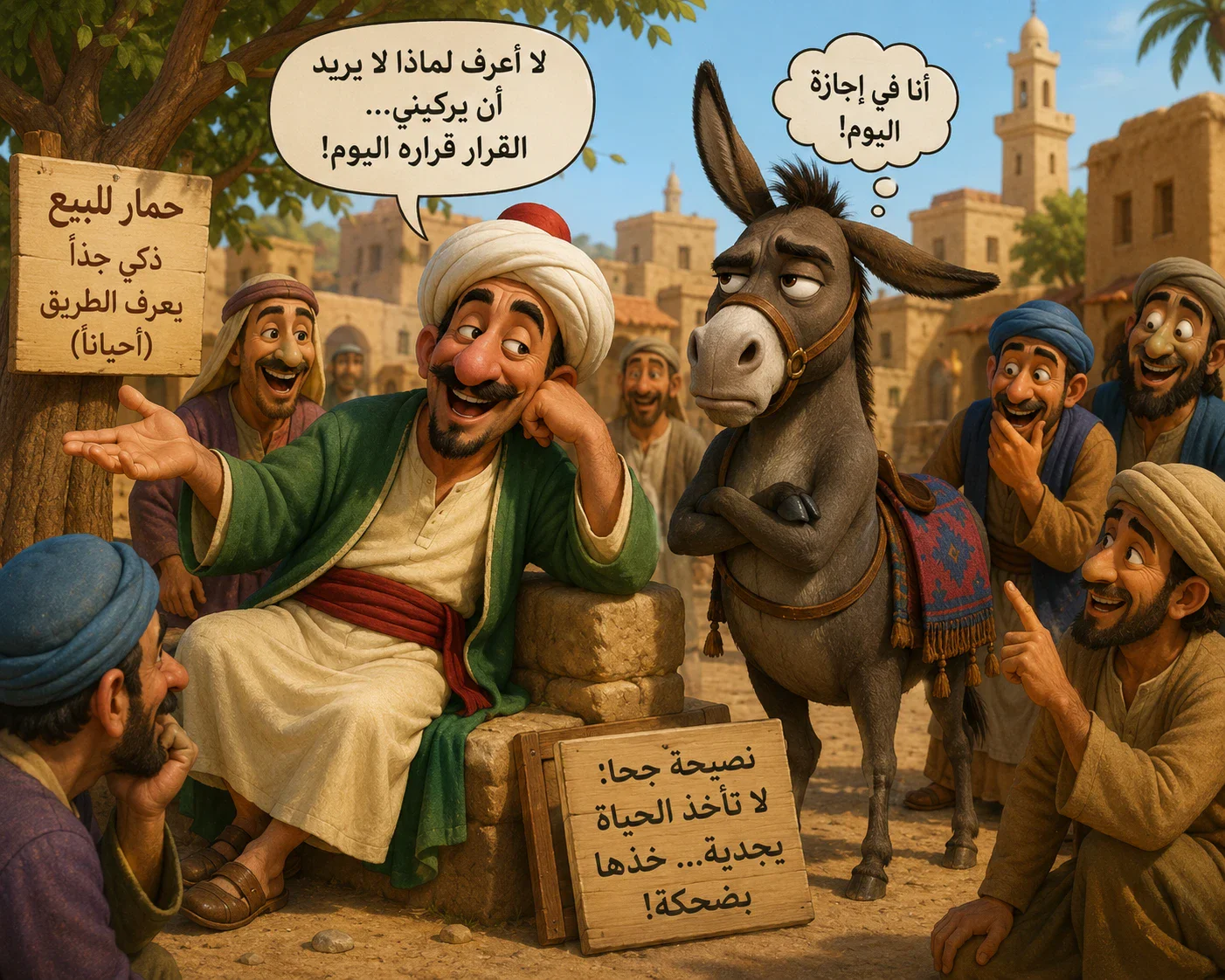 image about جحا… الرجل الذي كان يملك إجابة لكل شيء 😂
