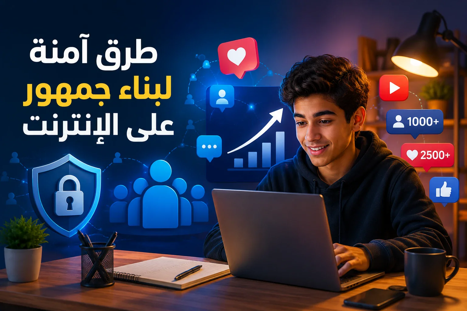 image about طرق آمنة لبناء جمهور على الإنترنت: دليل عملي للمبتدئين