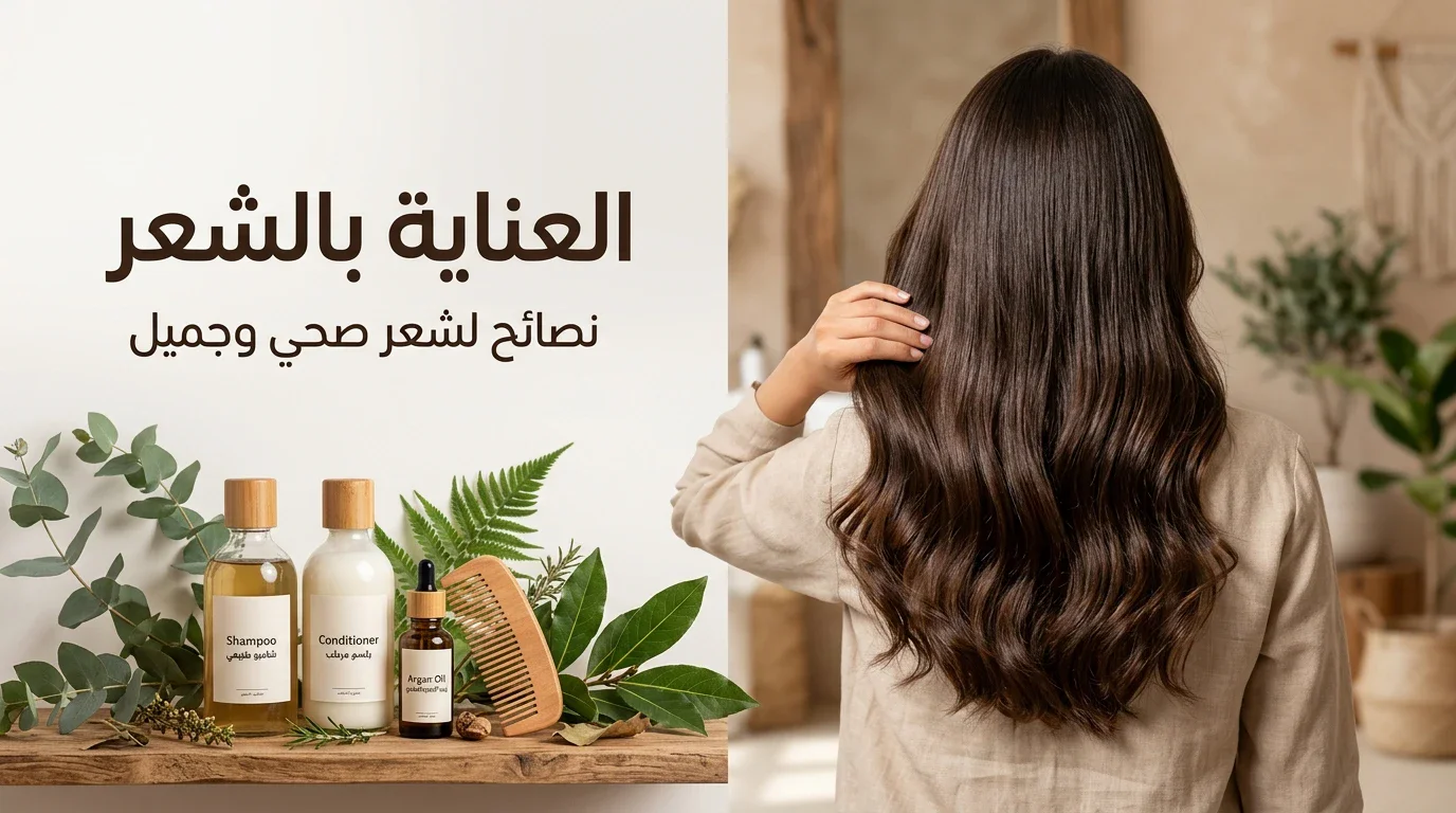 image about العناية بالشعر: خطوات بسيطة للحفاظ على شعر صحي وجميل