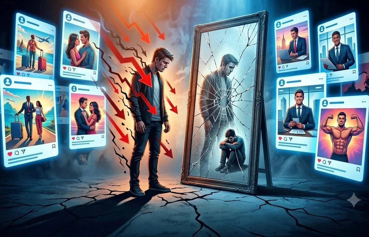image about تأثير المقارنة بالآخرين على الثقة بالنفس
