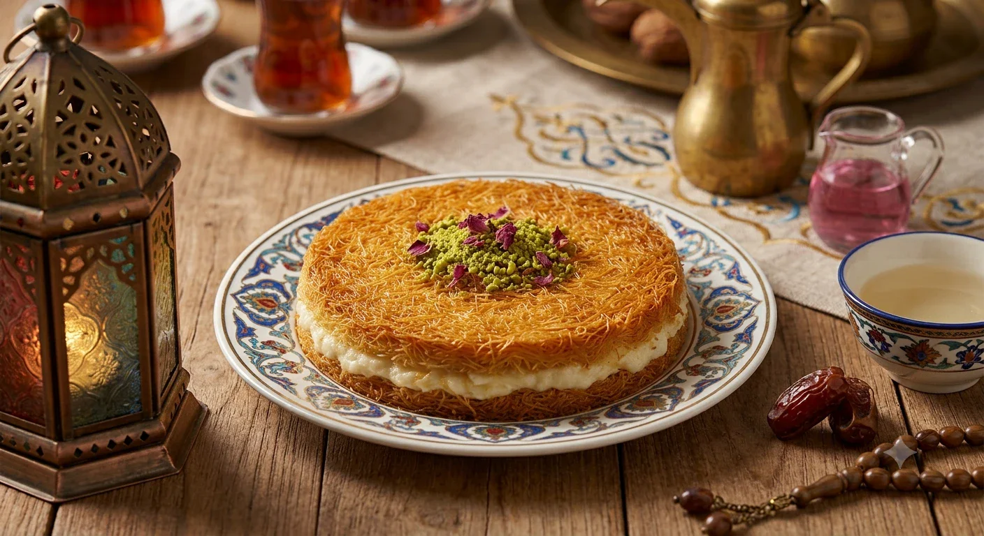 image about طريقة عمل الكنافه بالقشطه 