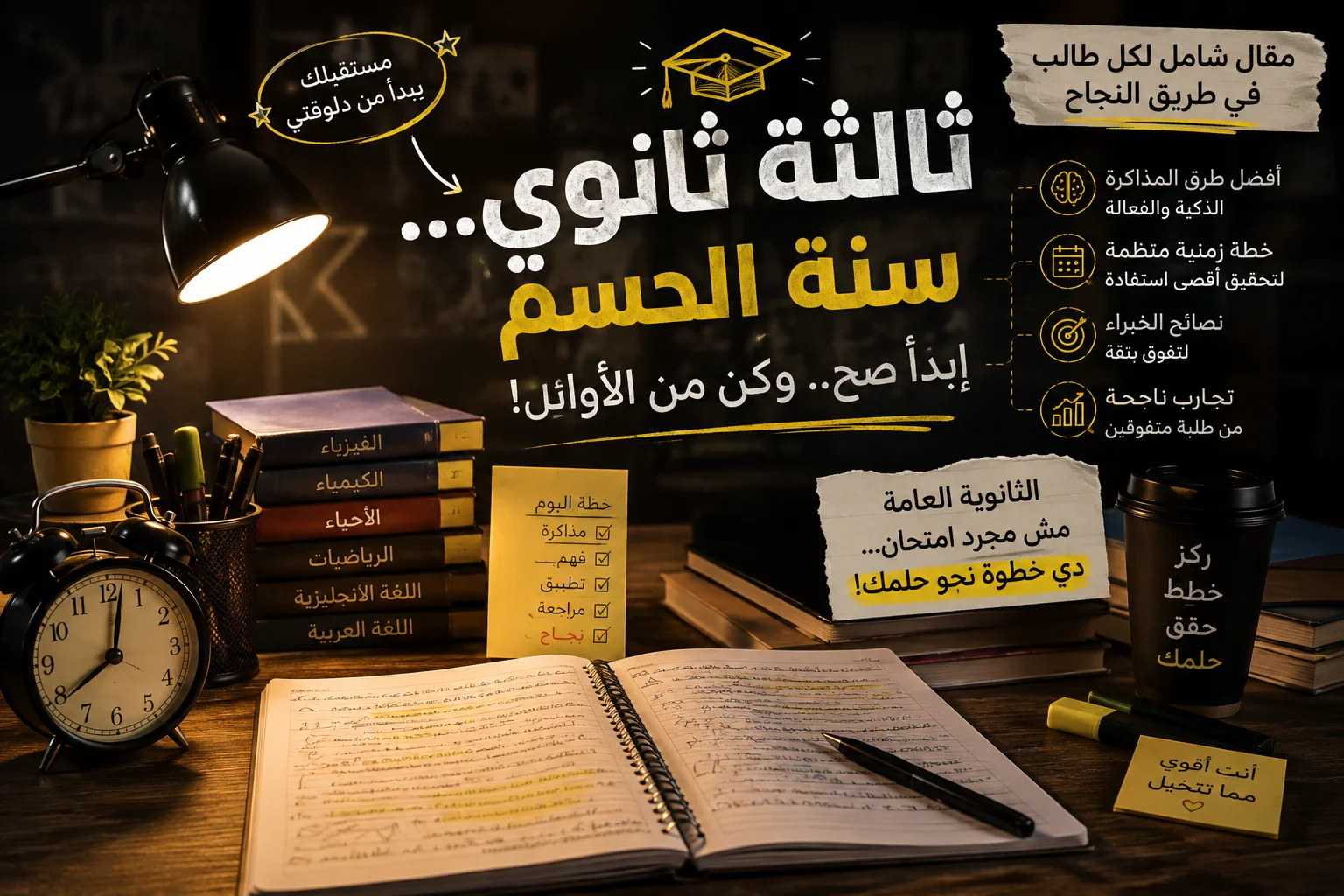 image about كيف تستعد لثانوية عامة وتحقق أفضل نتيجة؟ دليل عملي لطلاب الصف الثالث الثانوي