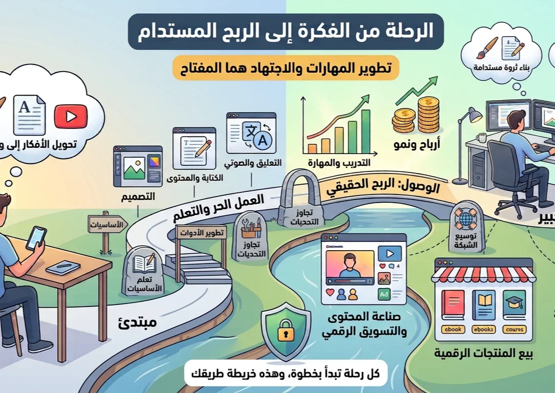image about الربح من الإنترنت في 2026: طرق حقيقية، أرقام موثوقة وخطوات عملية للبدء