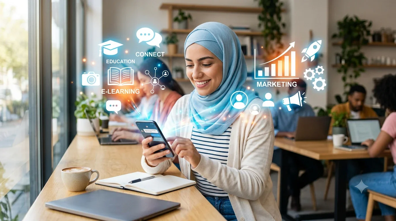 image about مواقع التواصل الاجتماعي: كيف أصبحت جزءًا أساسيًا من حياتنا وتأثيرها على المجتمع