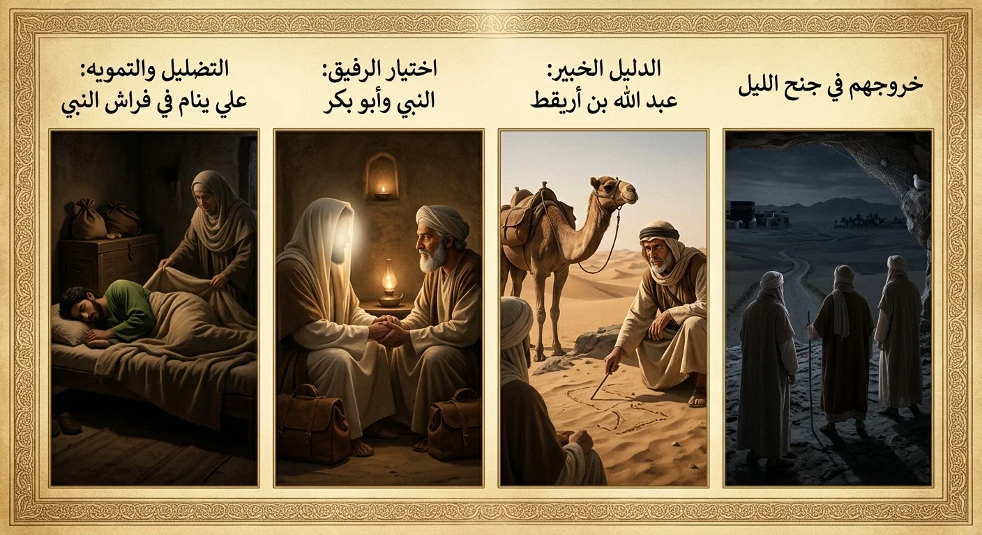 image about قصة هجرة النبي محمد ﷺ ودرس التوكل والأخذ بالأسباب