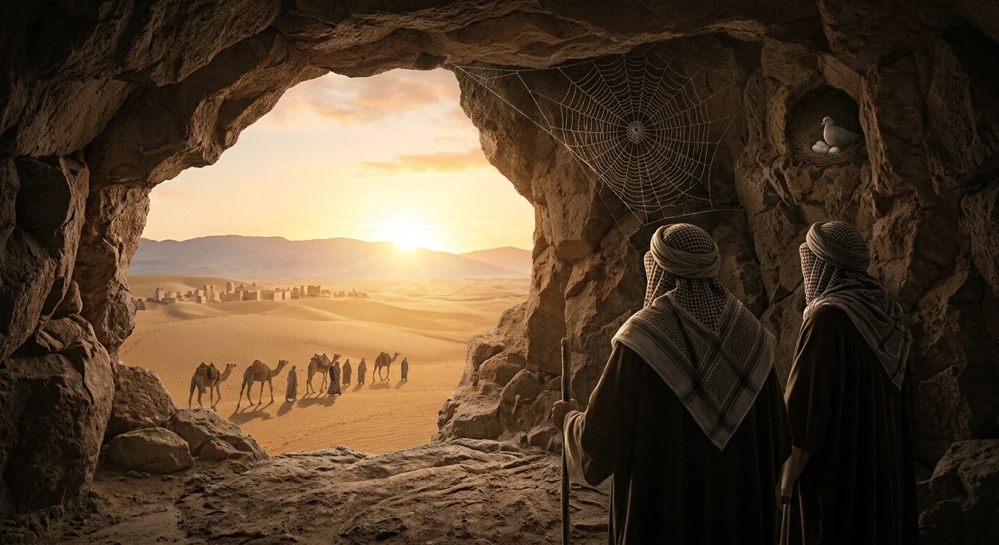 image about قصة هجرة النبي محمد ﷺ ودرس التوكل والأخذ بالأسباب