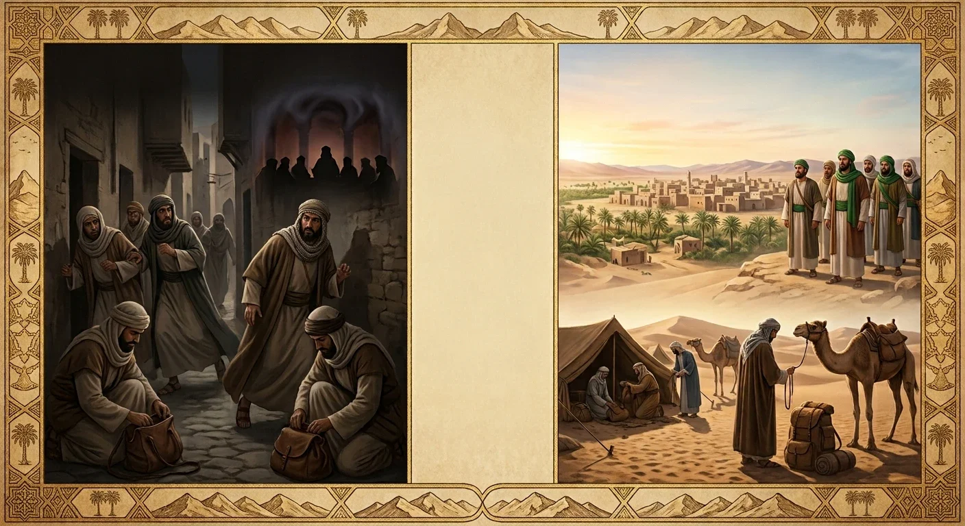 image about قصة هجرة النبي محمد ﷺ ودرس التوكل والأخذ بالأسباب