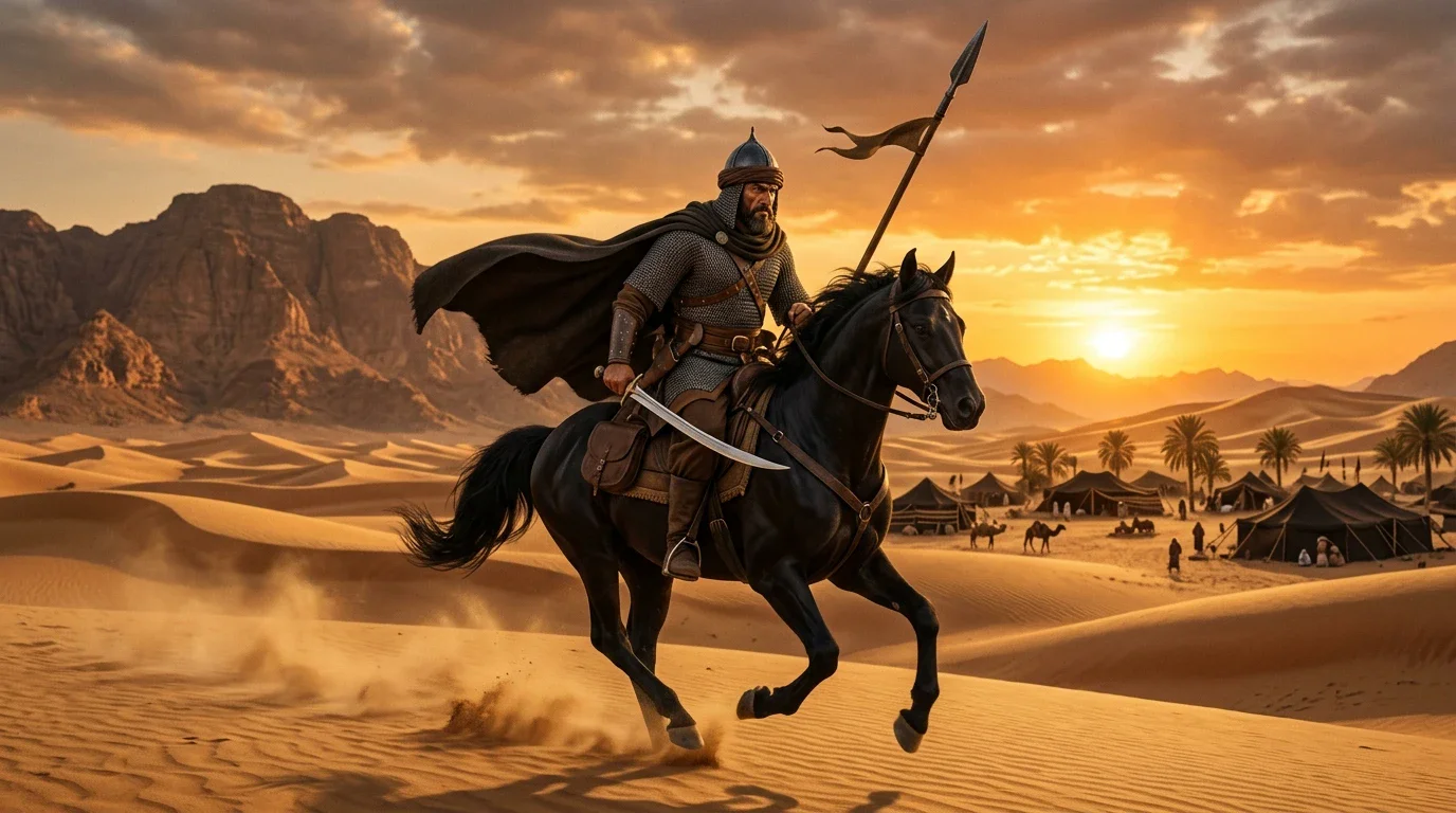 image about عنترة بن شداد: الفارس الذي كتب مجده بسيفه قبل قلمه
