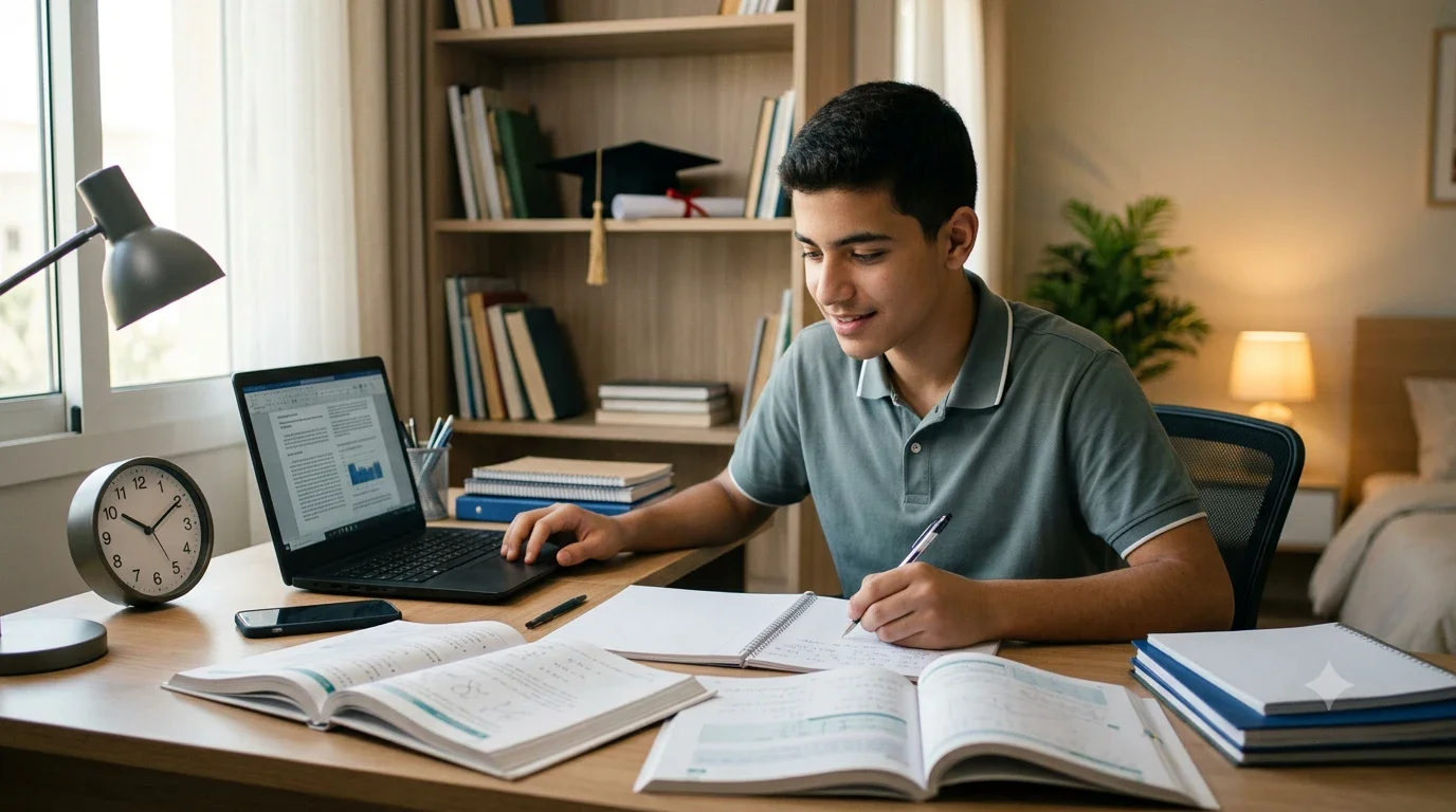 image about 🎓 الثانوية العامة: كيف تذاكر بذكاء وتنظم وقتك وتصل إلى أفضل نتيجة؟ 📚✨