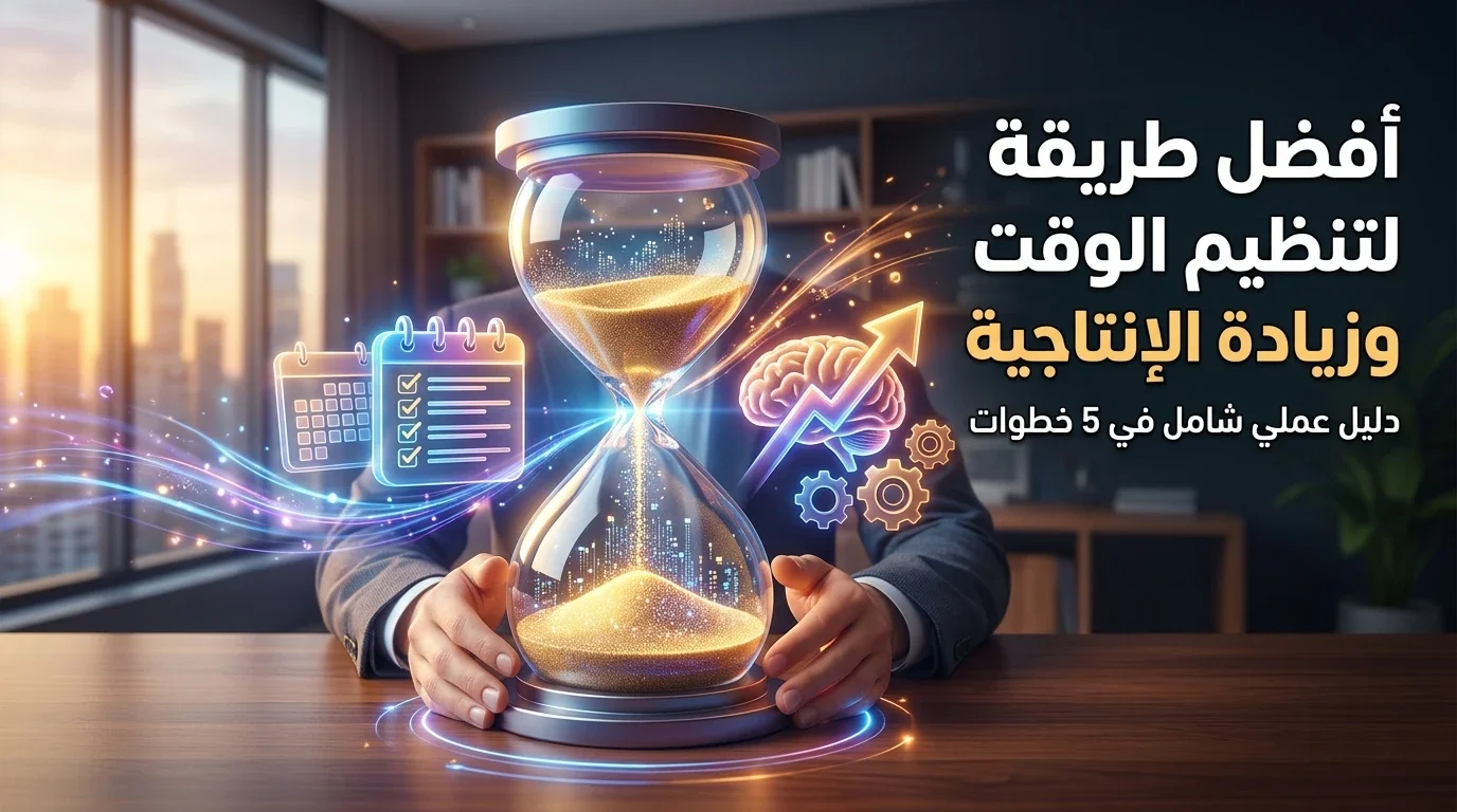 image about دليل عملي: أفضل طريقة لتنظيم الوقت وزيادة الإنتاجية في 5 خطوات