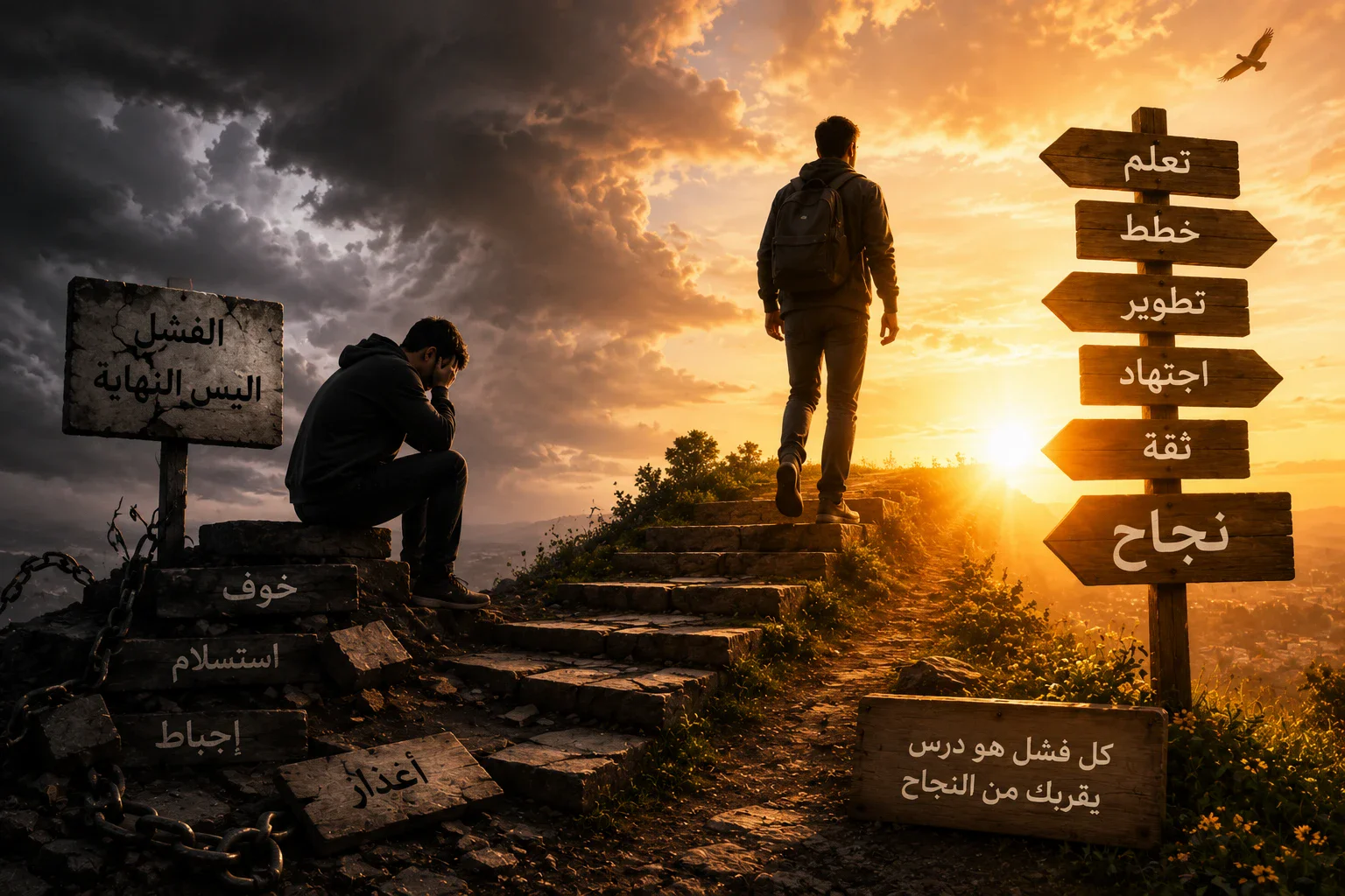 image about **الفشل ليس النهاية: كيف تحول فشلك إلى طريق للنجاح؟** 💪