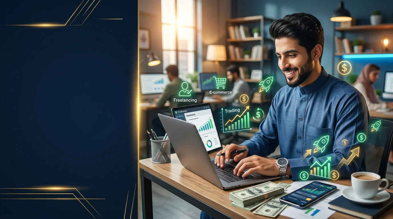 image about الربح من الإنترنت: كيف تحوّل وقتك ومهاراتك إلى مصدر دخل حقيقي؟