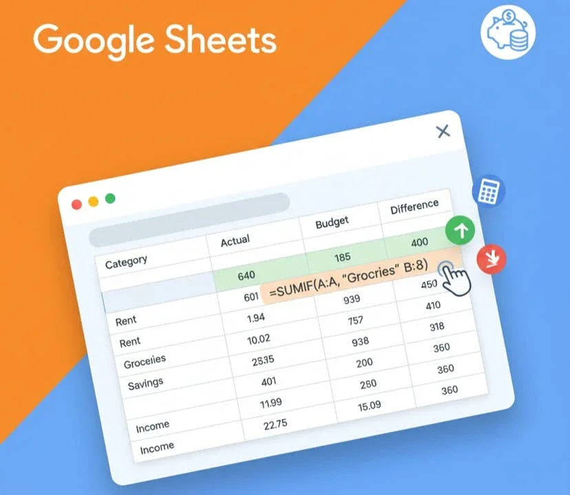image about إدارة أموالك بذكاء باستخدام Google Sheets