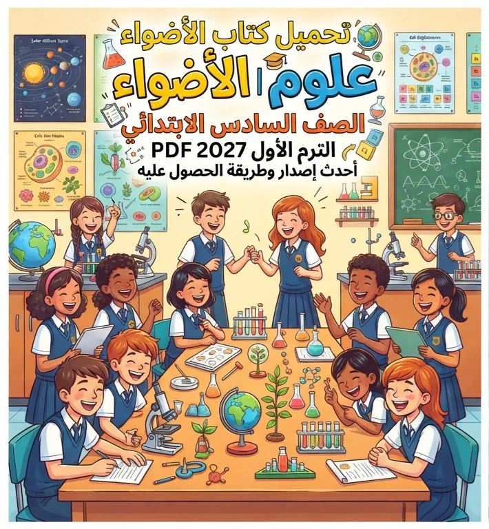 image about 📗 تحميل كتاب الأضواء علوم الصف السادس الابتدائي الترم الأول 2027 PDF | أحدث إصدار وطريقة الحصول عليه