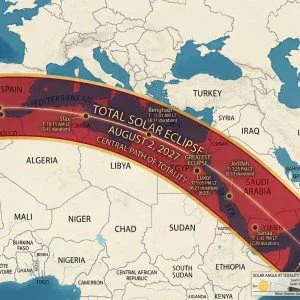 image about The Great African Total Solar Eclipse of August 2, 2027: A Complete Guide