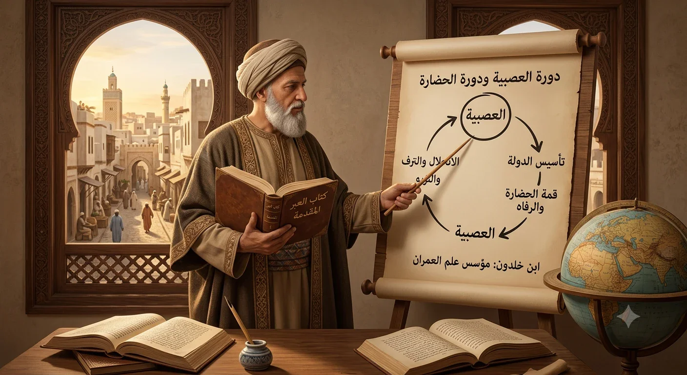 image about أسرار مقدمة ابن خلدون: لماذا تُعد الكتاب الأعظم لدارسي علم الاجتماع والطبائع البشرية؟
