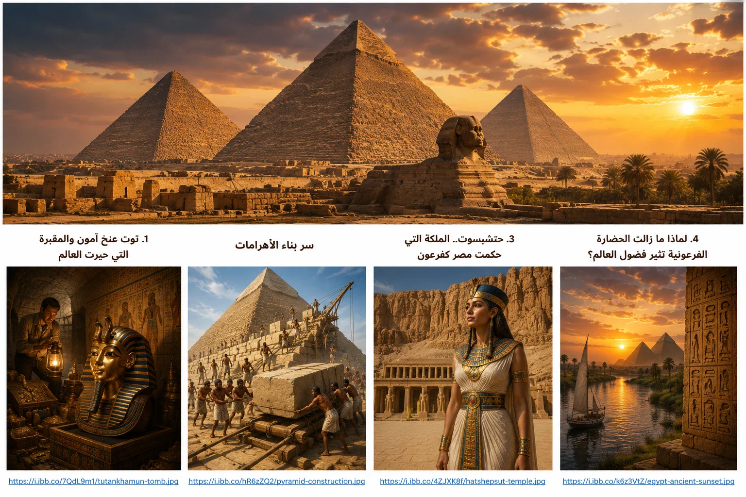 image about قصص تاريخية عن الحضارة الفرعونية القديمة