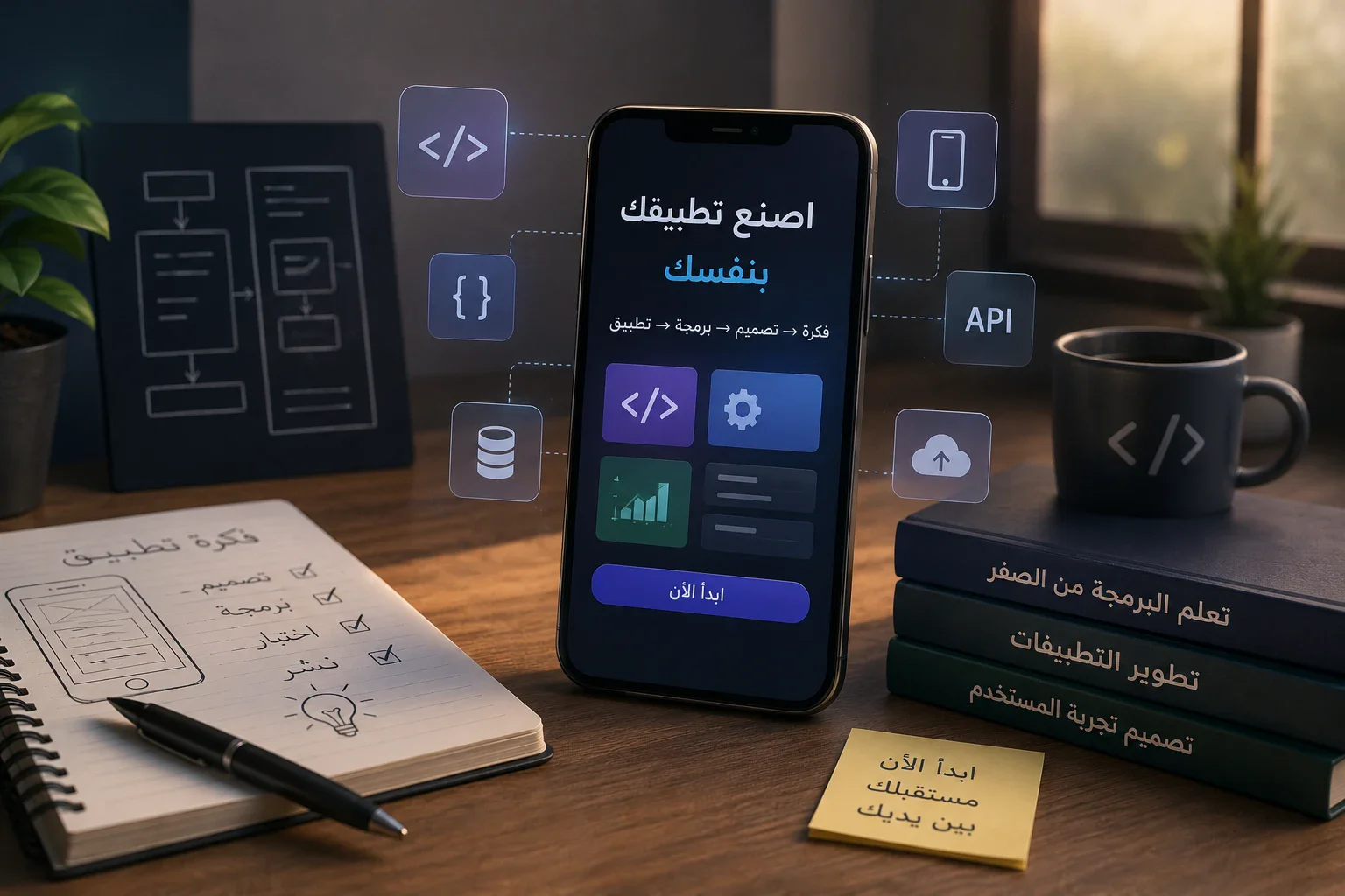 image about كيف تصنع تطبيقًا بنفسك من الصفر؟ دليل المبتدئين خطوة بخطوة 📱💻