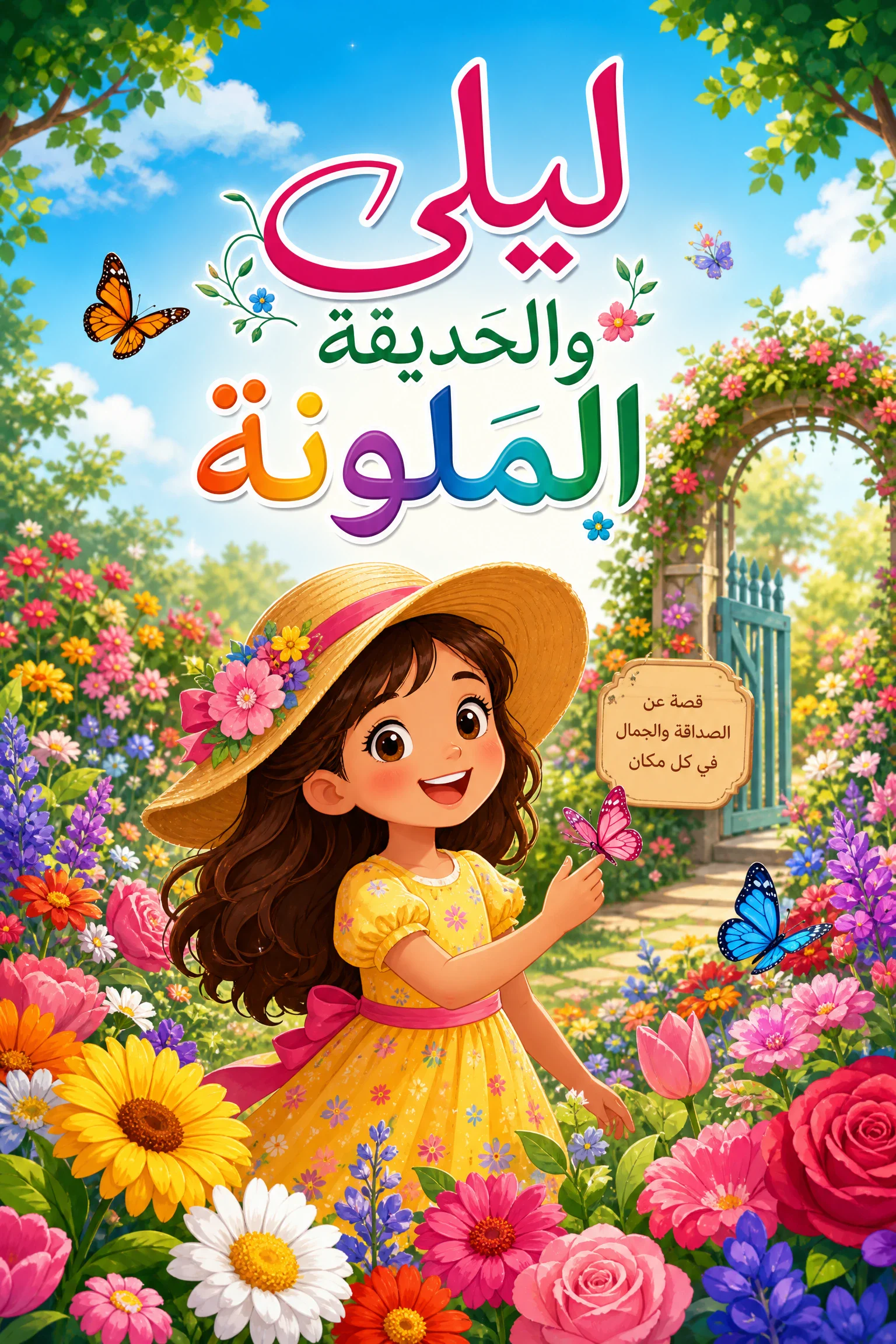 image about ليلى والحديقة الملونة: قصة تعليمية عن الزراعة وحماية البيئة للأطفال