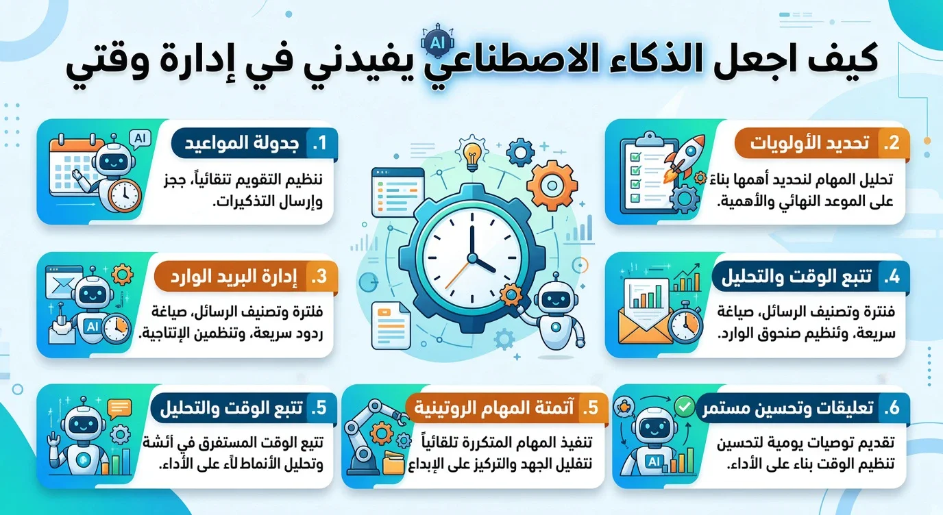 image about الذكاء الاصطناعي: مفتاحك لإدارة الوقت وتحقيق أهدافك