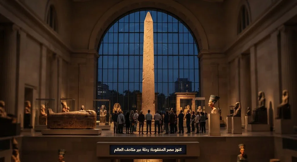 image about كنوز مصر المفقودة: رحلة عبر متاحف العالم