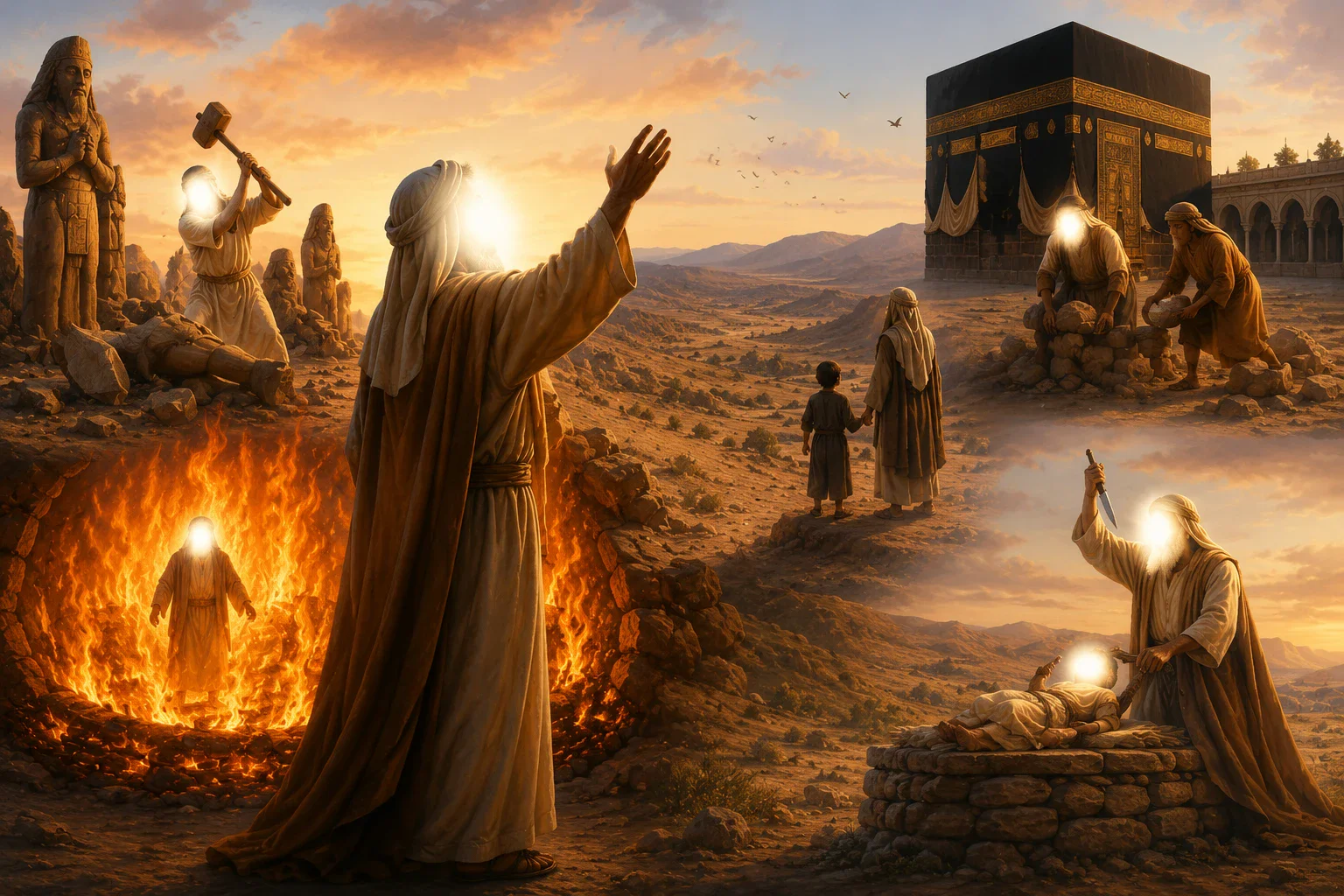 image about قصة سيدنا إبراهيم عليه السلام: رحلة الإيمان والتوحيد والصبر والثبات في مواجهة الابتلاءات والشرك