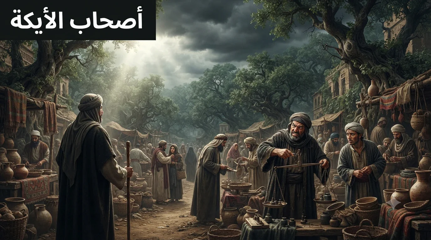 image about من هم أصحاب الأيكة؟ قصة قوم شعيب ودروسها في القرآن الكريم