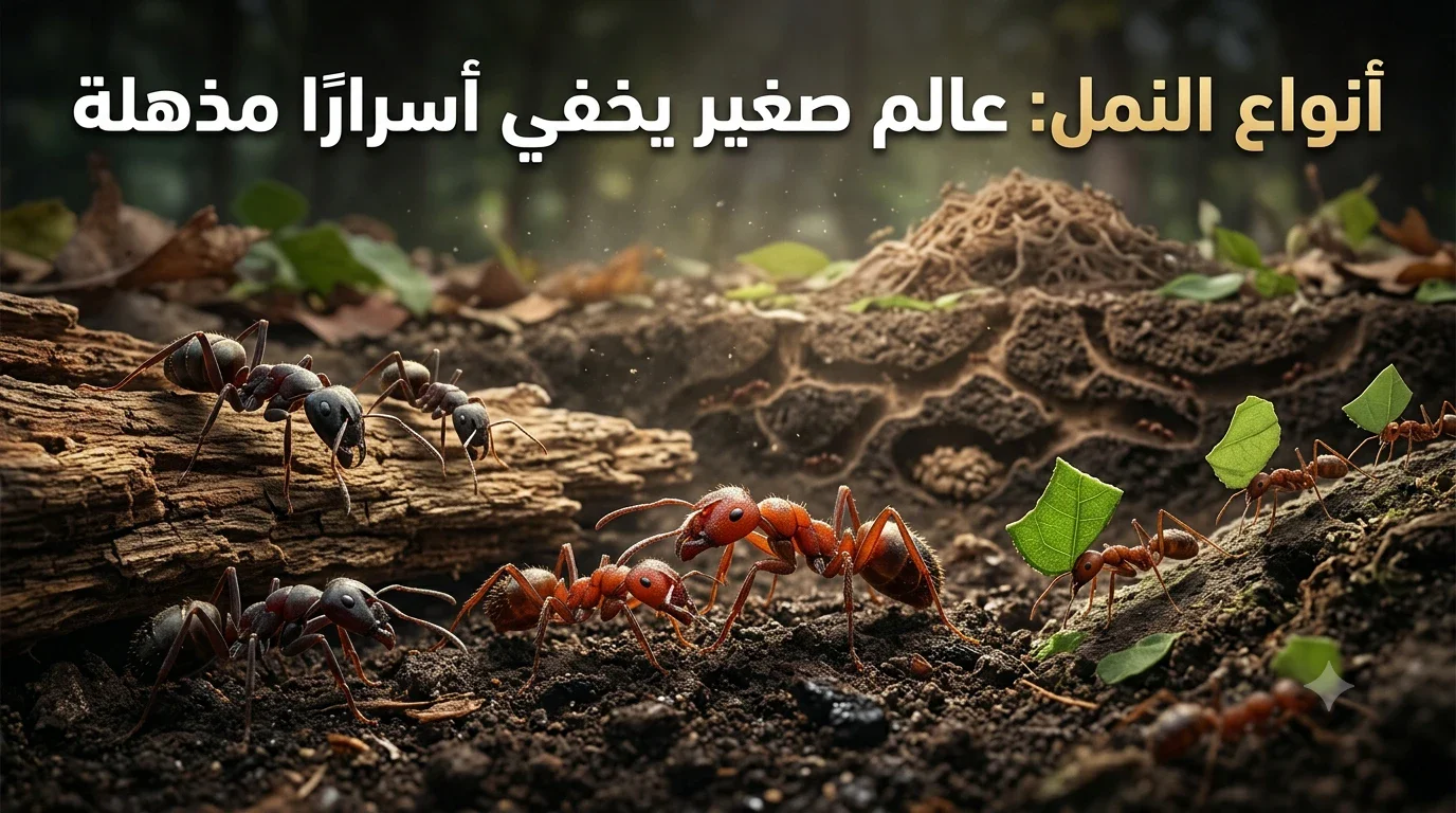 image about أنواع النمل: عالم صغير يخفي وراءه أسرارًا مذهلة