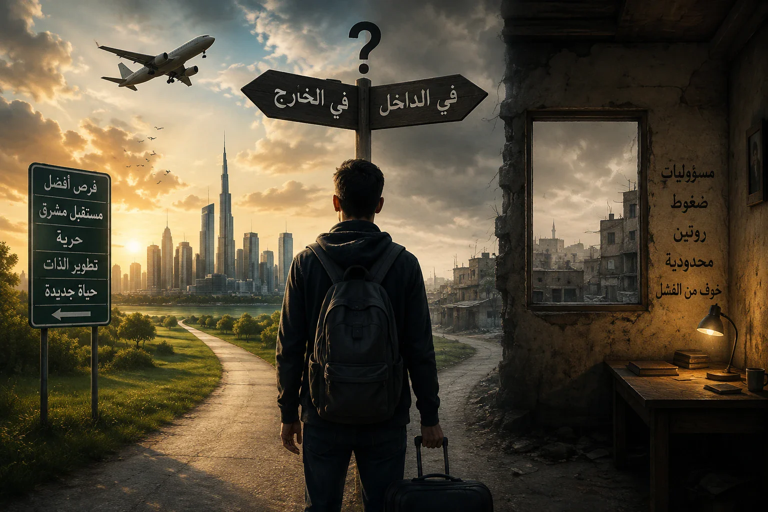image about لماذا أصبح الجميع يريد الهجرة ؟